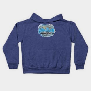 climate change city pollution Kids Hoodie